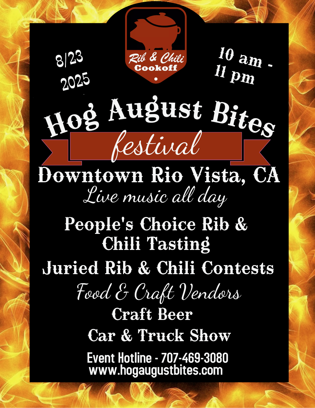 Hog August Bites Festival 2025 | Downtown Rio Vista, CA Hog August Bites Festival 2025 | Downtown Rio Vista, CA