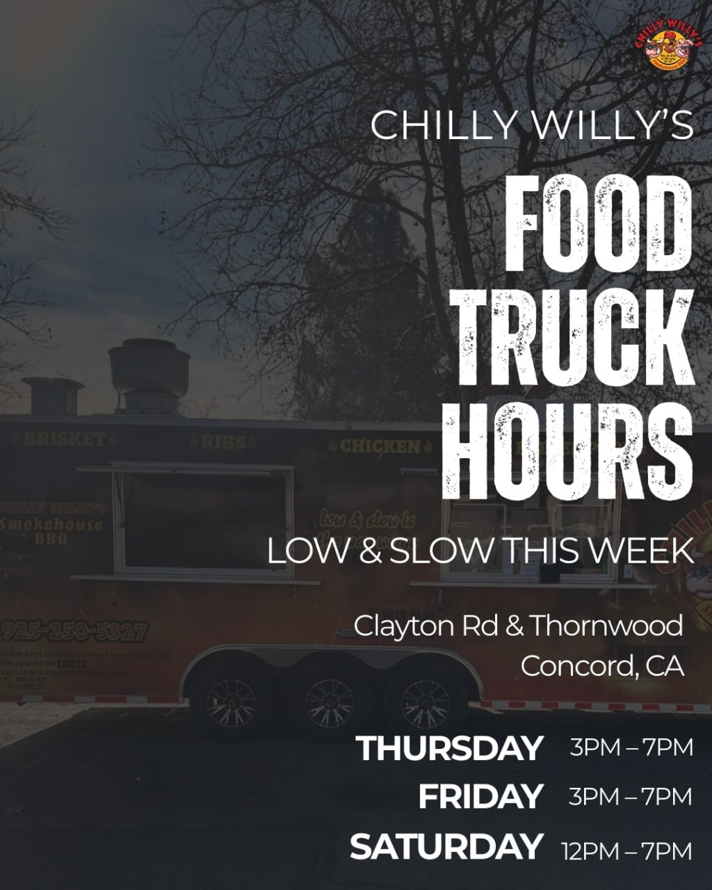 Chilly Willy’s Food Truck Hours